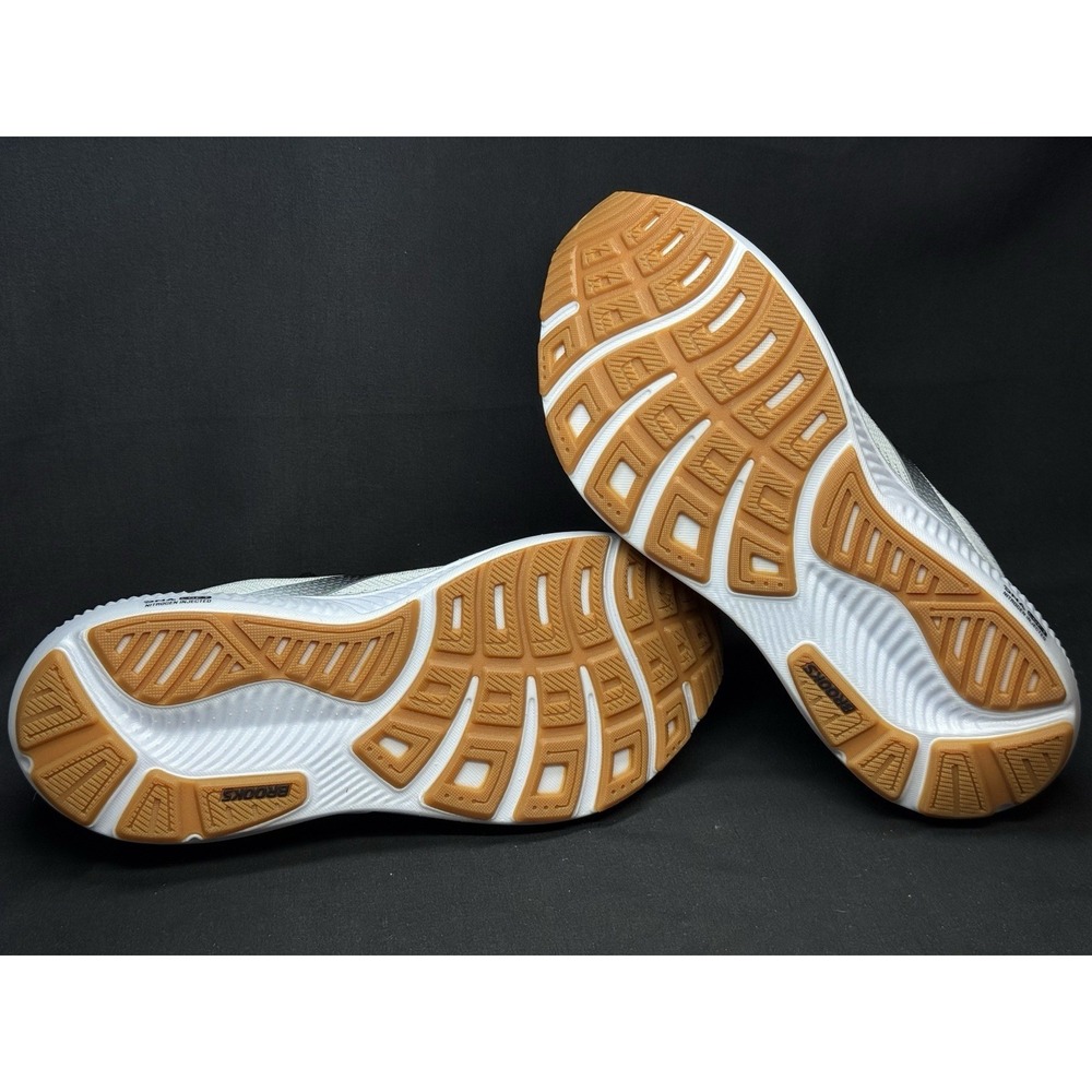Unisex M9 - Brooks Ghost 17 White Black Tea NEW Run/Walk Neutral - Picture 8 of 9